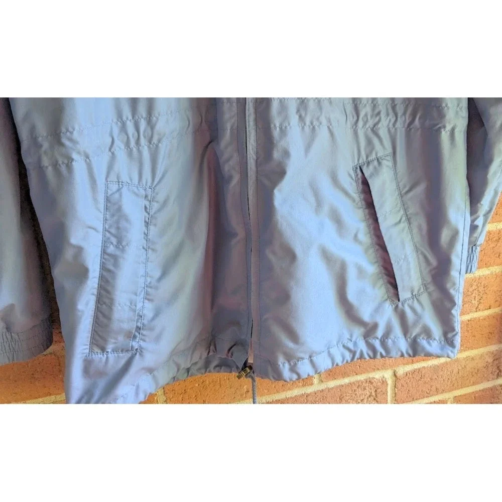 Womens LL Bean Jacket Windbreaker S Vintage Hooded Full Zip Outdoors Gorpcore